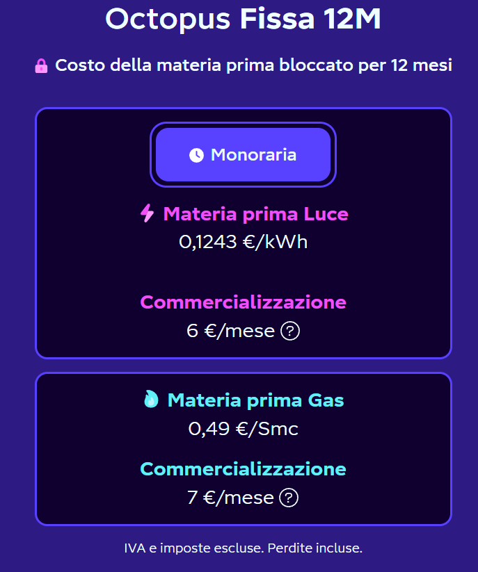 offerta octopus
