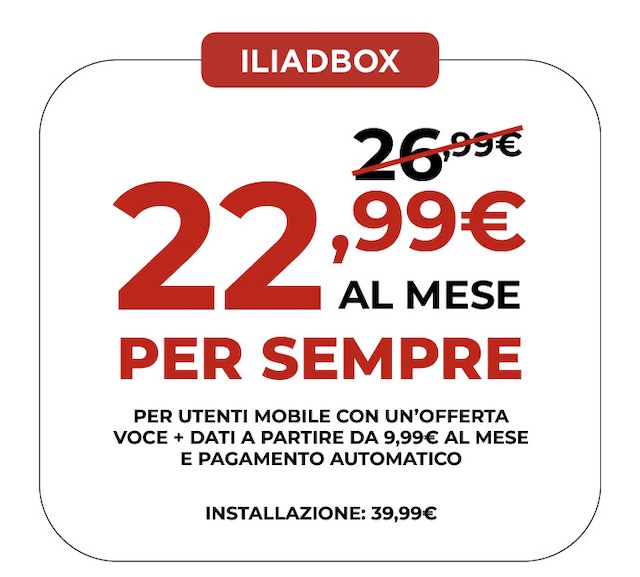 iliad offerta fibra iliadbox
