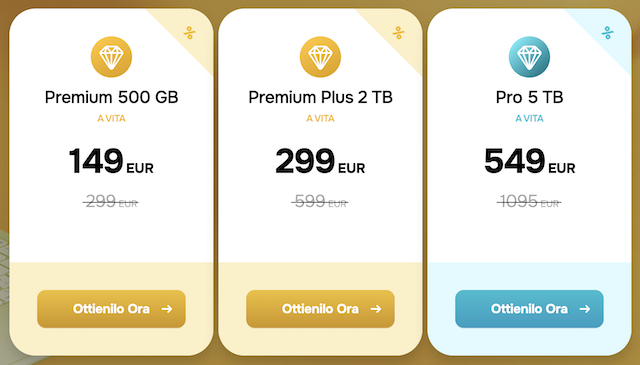 pcloud offerta estiva