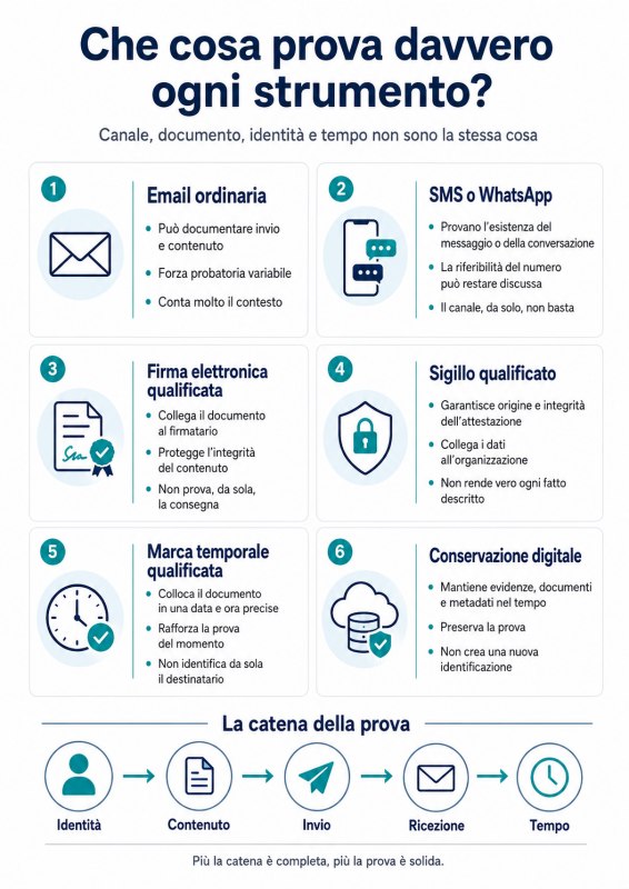 Valore prova strumenti comunicazione