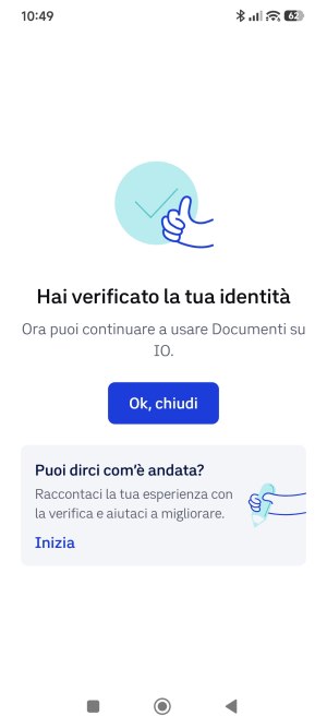 Conferma identità app IO