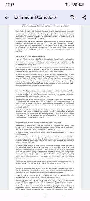 Visualizzatore documenti Office Android
