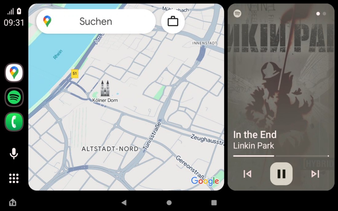 Android Auto su tablet