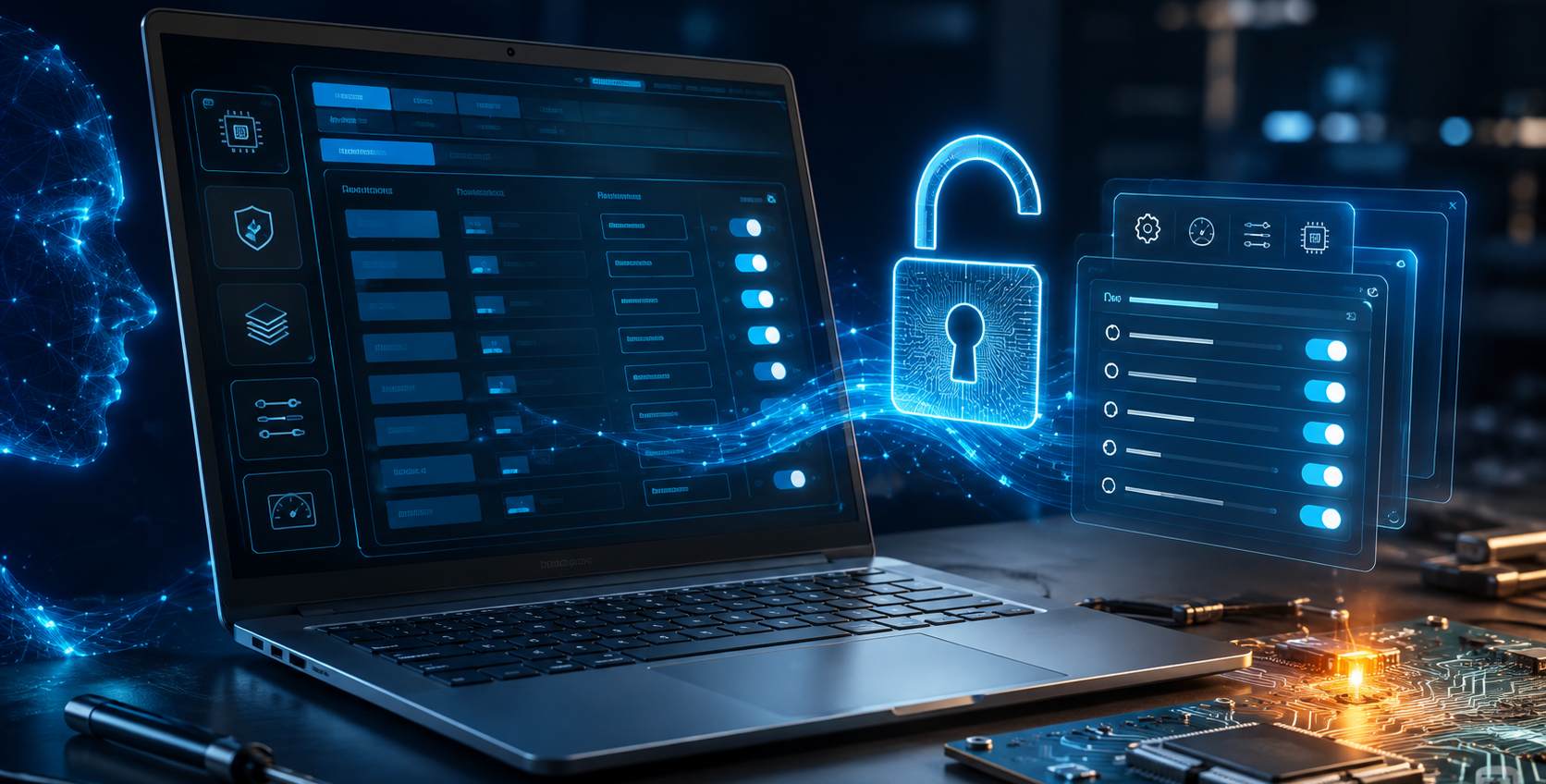 Copertina: Claude Code entra nel BIOS HP: password reset e 55 opzioni nascoste