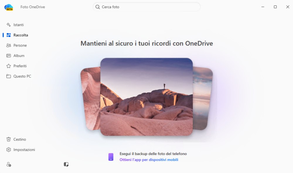 Foto OneDrive app Windows 11