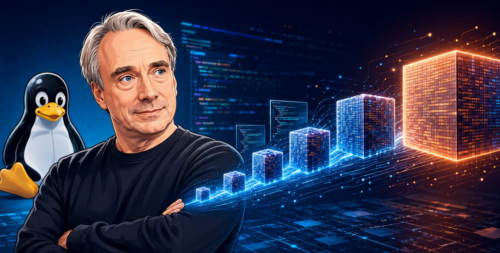 Anteprima: Linus Torvalds spiega perché gli aggiornamenti del kernel Linux diventano più pesanti