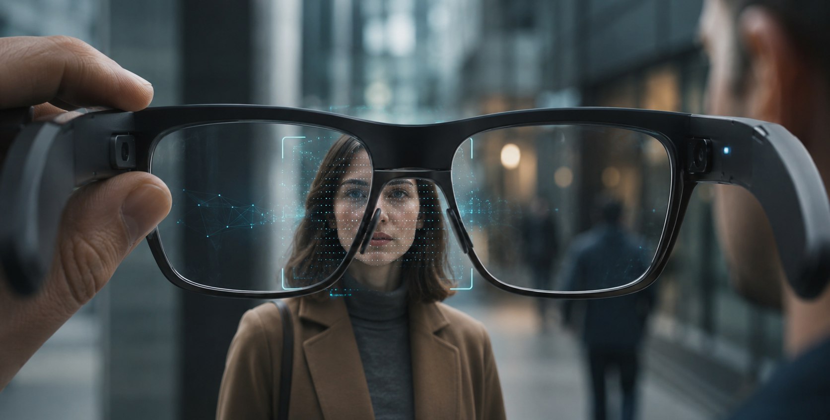 Anteprima: Occhiali smart che riconoscono chi hai davanti: Meta brevetta il sistema