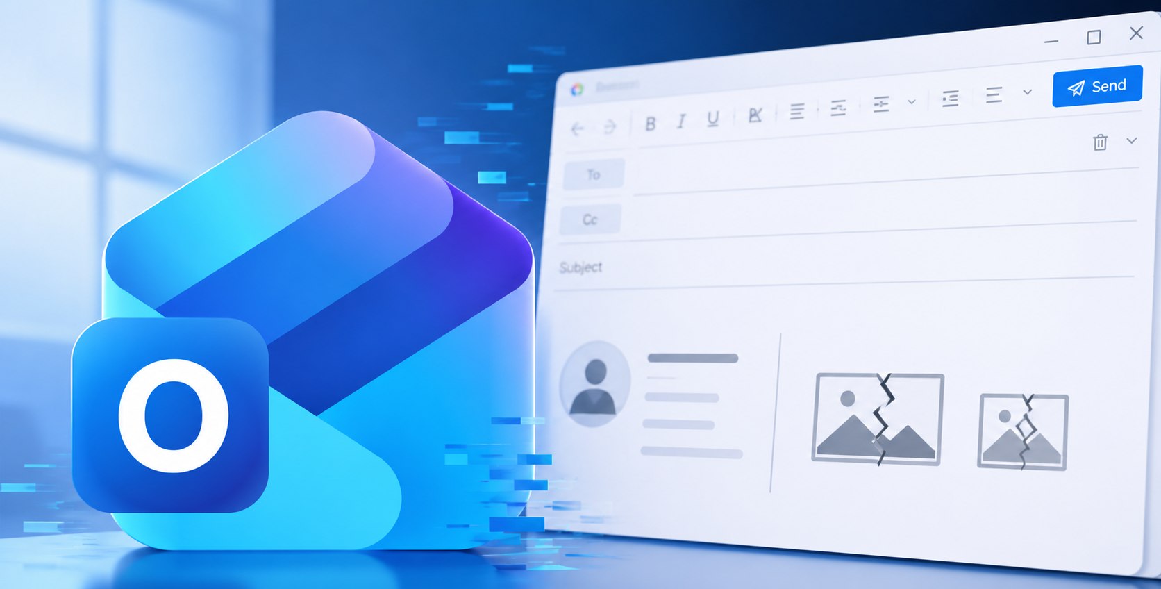 Anteprima: Outlook classico rompe le immagini nelle firme dopo l’update di agosto