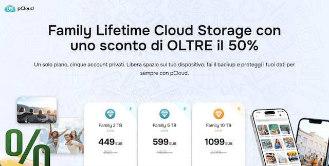 pcloud famiglia