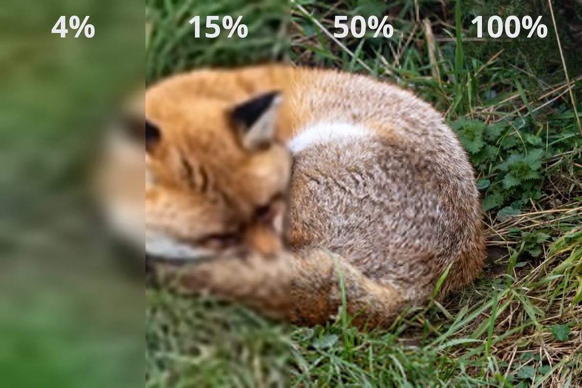 JPEG XL: progressive rendering