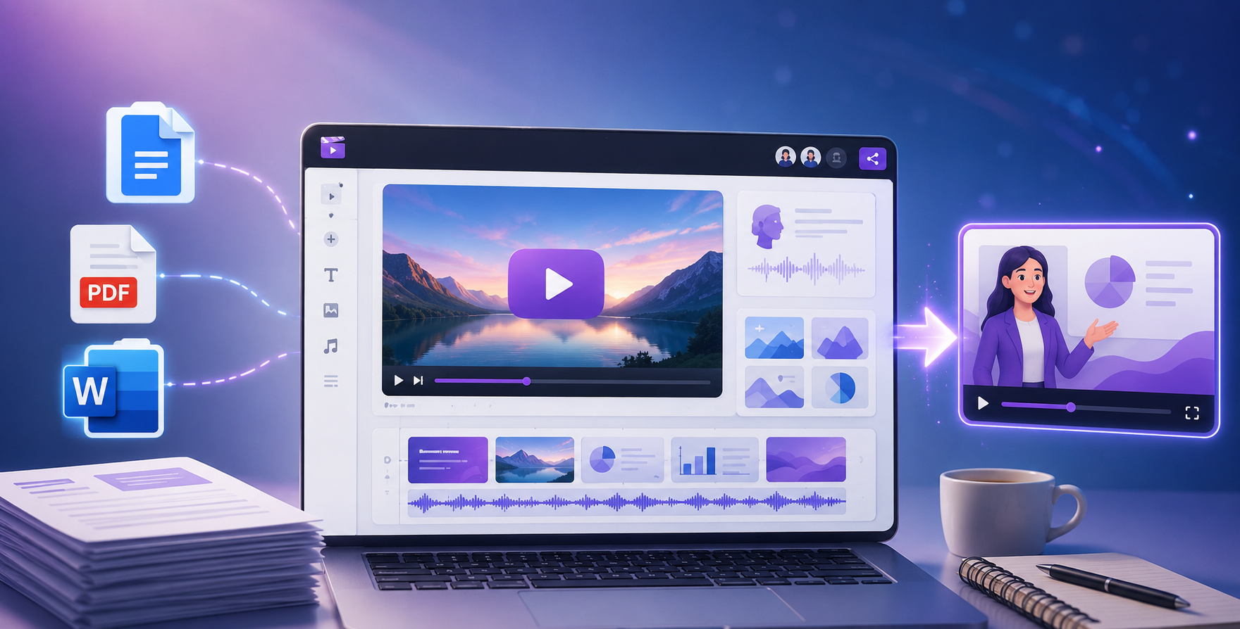 Anteprima: Google Vids trasforma documenti Word e PDF in video con l’AI