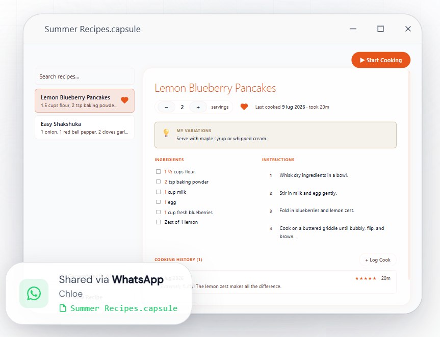 Capsule: mini app in un unico file