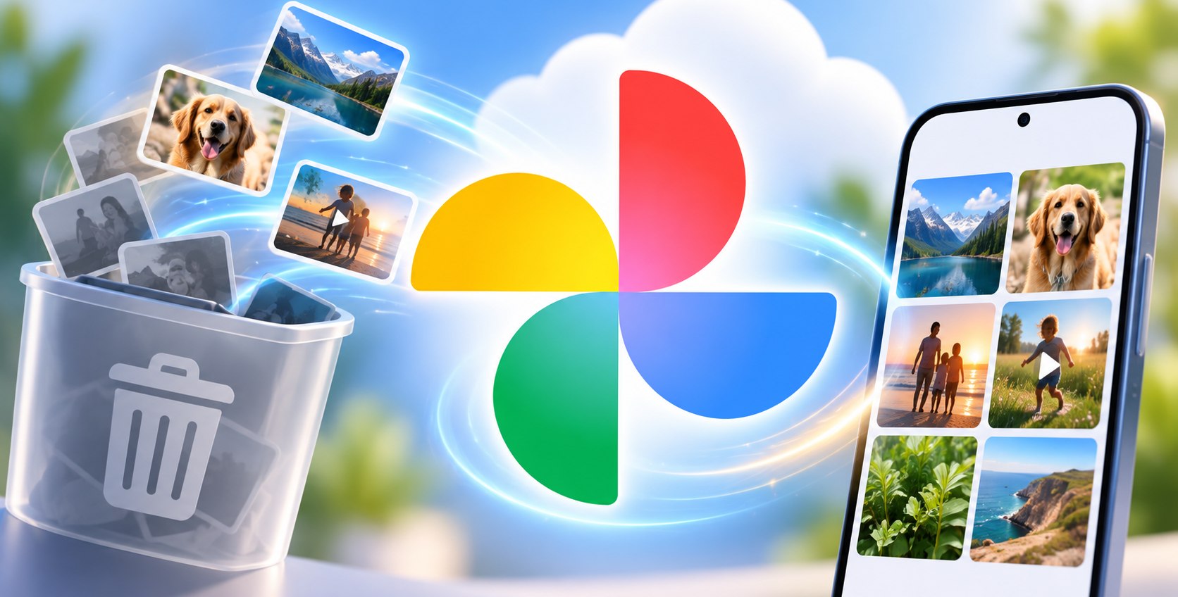 Anteprima: Google Foto dimezza il tempo per recuperare foto e video cancellati