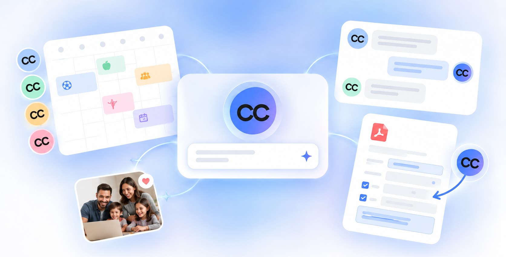 Anteprima: CC è l’AI di Google che organizza la famiglia e compila persino i PDF