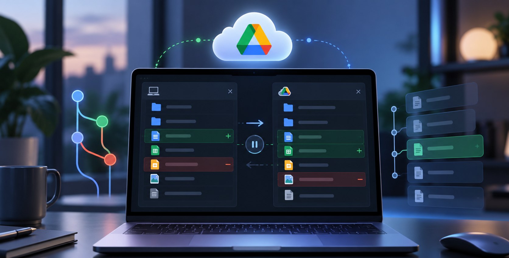 Anteprima: Google Drive come Git: DriveSync mostra le differenze prima di sincronizzare