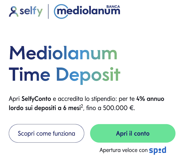 mediolanum time deposit
