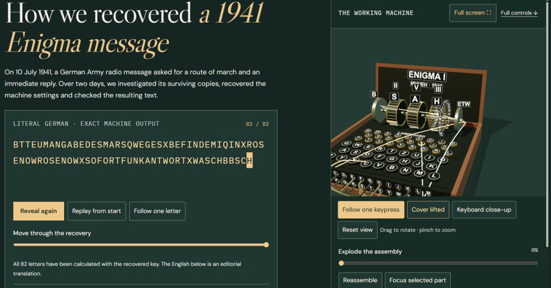 Decodifica messaggio Enigma