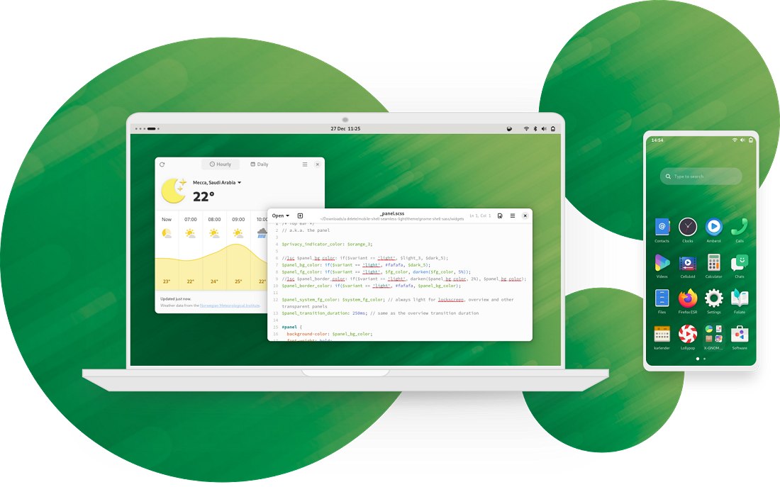 Nura Linux su smartphone e dispositivi mobili