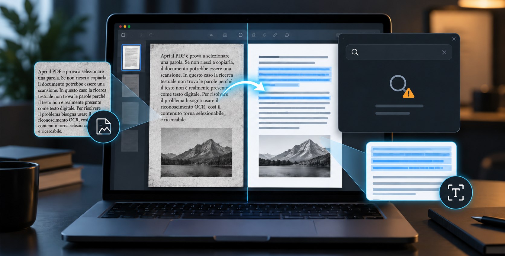 PDF: vedi il testo ma la ricerca non lo trova? Ecco come risolvere