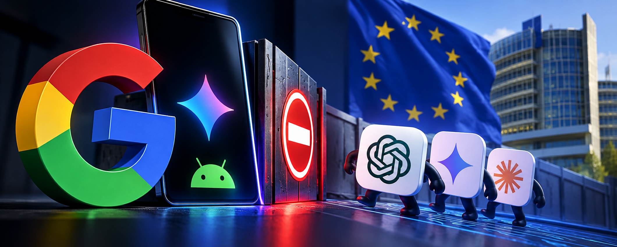 Anteprima: Google sfida l’UE: non vuole dare agli assistenti AI rivali gli stessi accessi di Gemini