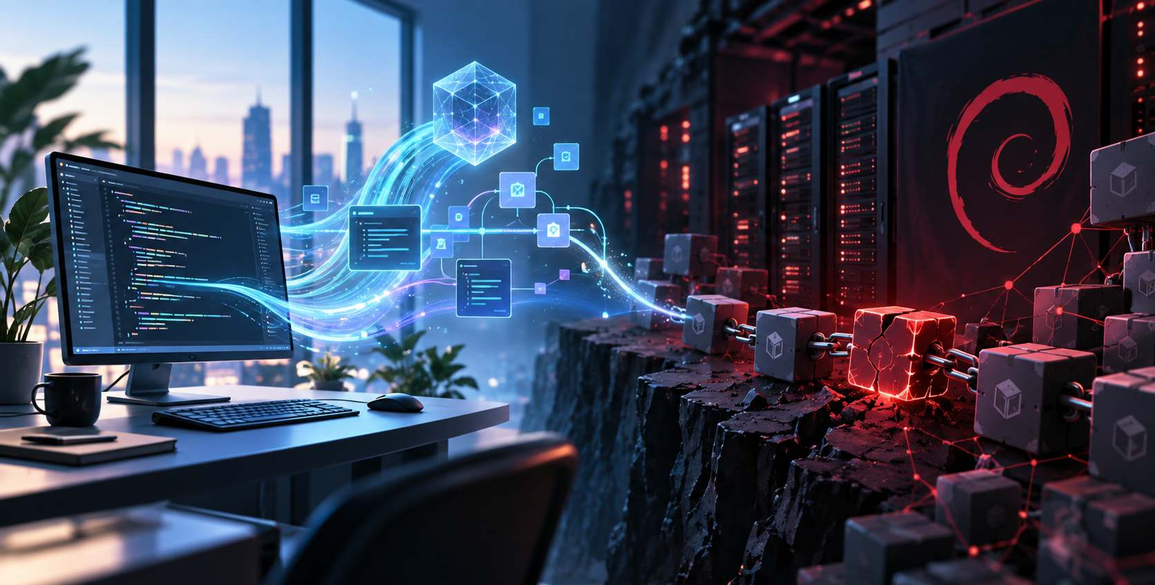 Anteprima: Microsoft: scrivere codice software è il passato, Debian avverte sul vero rischio