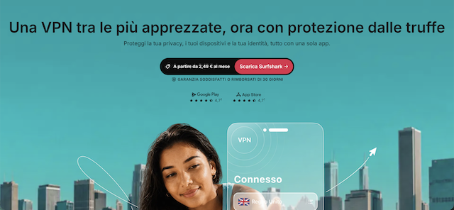 surfshark vpn offerta
