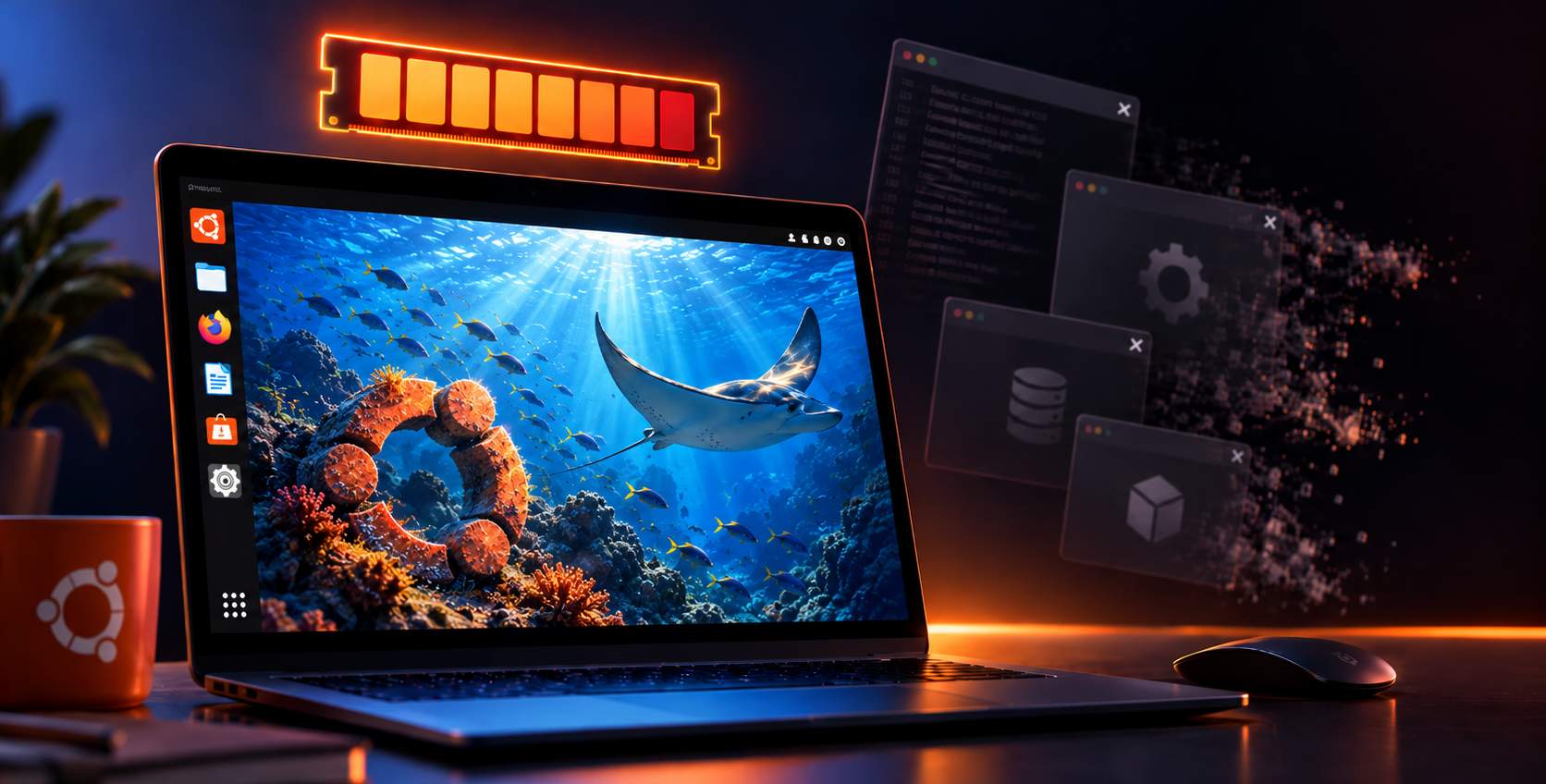 Anteprima: Ubuntu 26.10 cambia cosa chiudere quando finisce la RAM: il desktop viene prima