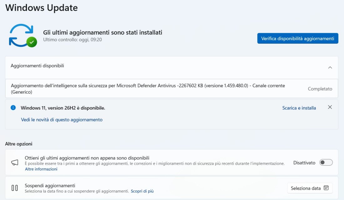 Windows 11 26H2 Windows Update