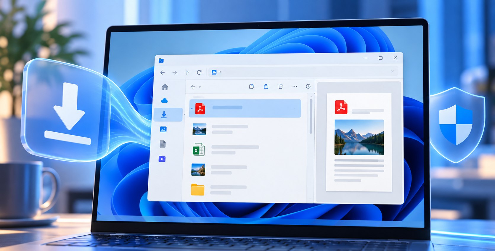 Anteprima: Windows 11 torna a mostrare l’anteprima dei file scaricati: perché Microsoft cambia ancora