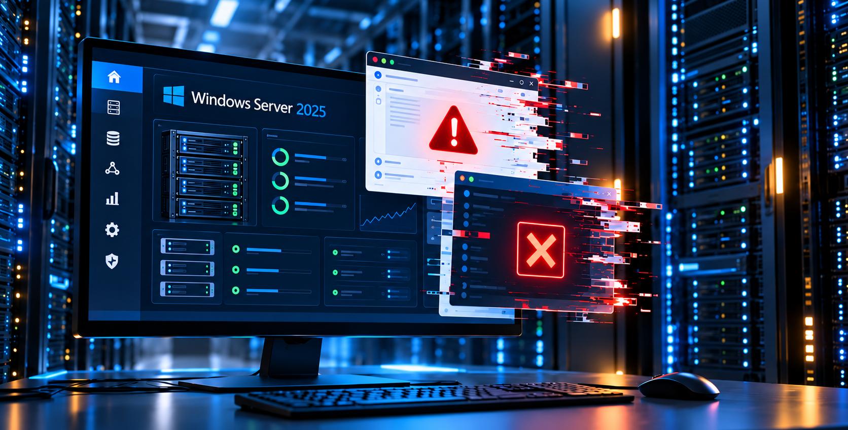 Anteprima: Windows Server 2025, Microsoft avverte: alcune app possono iniziare a crashare