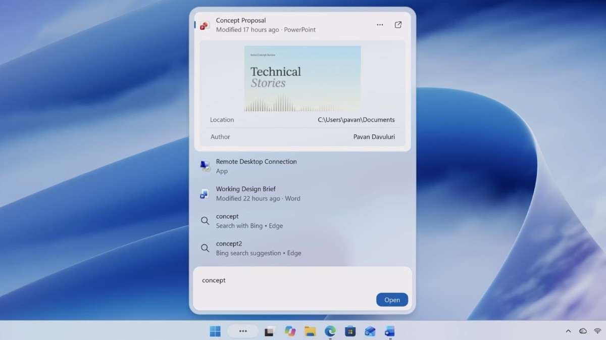 Nuovo Windows Search