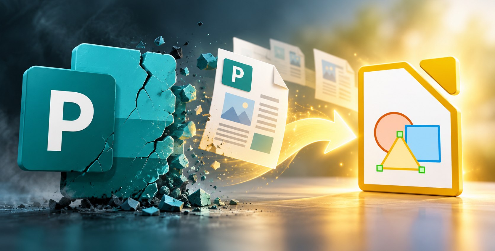 Microsoft Publisher è morto: LibreOffice può salvare i tuoi file PUB