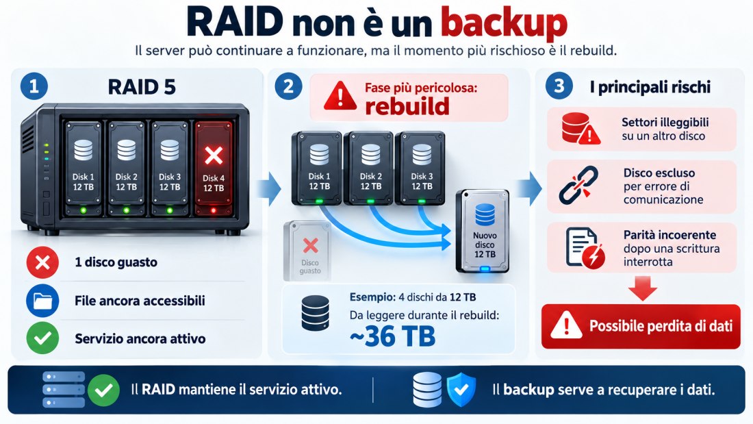 Differenze RAID backup