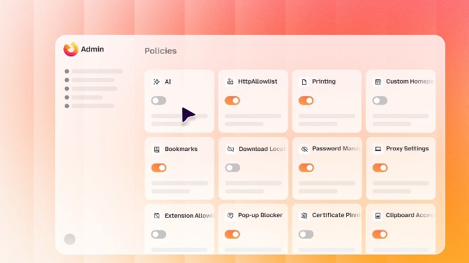 Esempio policy Firefox Enterprise