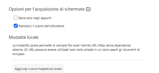 Firefox Local Mode