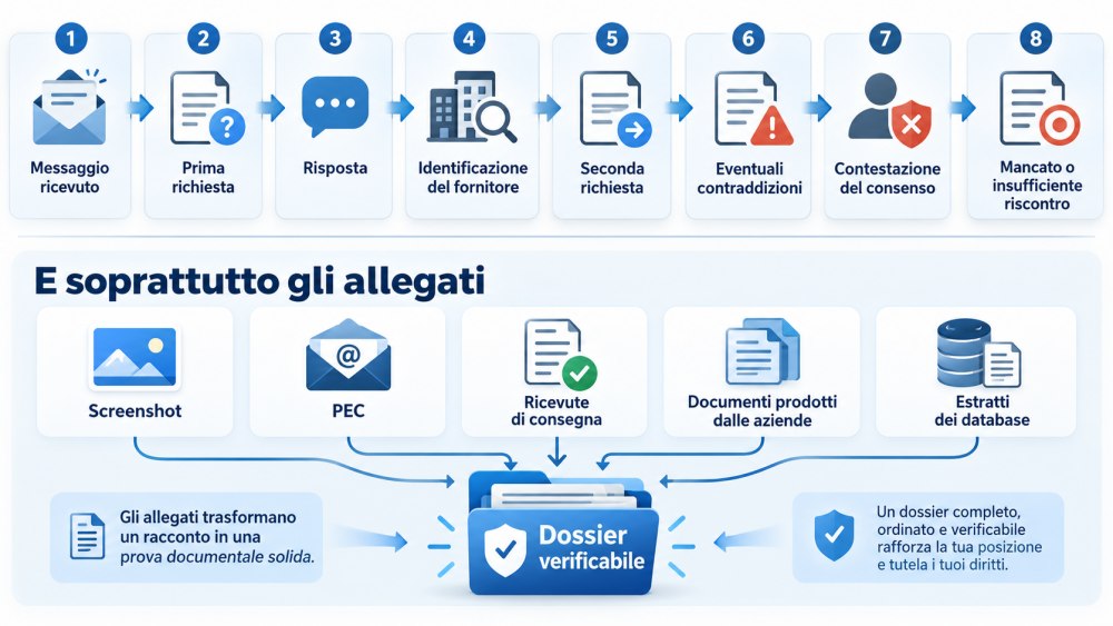 Garante Privacy dossier reclamo