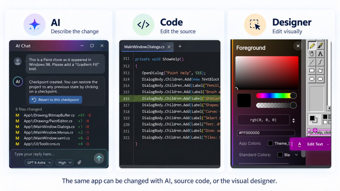 Modalità modifica programmi .NET