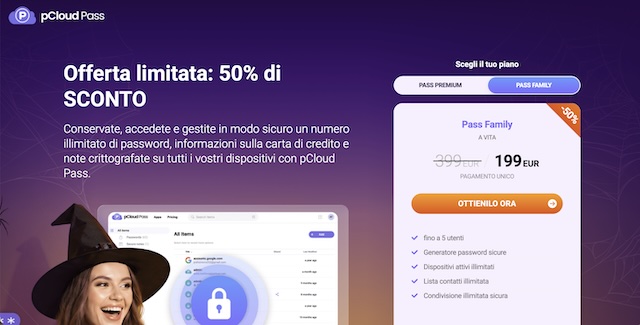 pcloud pass offerta