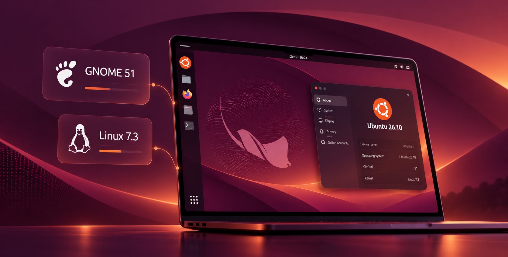 Ubuntu 26.10 è qui: tutte le novità, da GNOME 51 a Linux 7.3