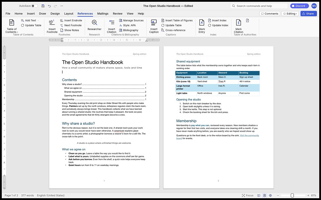WordCraft clone Word open source