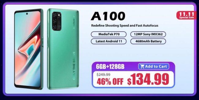Smartphone, tablet, smartwatch e auricolari Blackview in offerta per il Singles Day