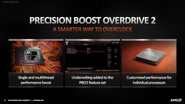 AMD presenta PBO2, regolazione dinamica della tensione sui nuovi processori Ryzen 5000