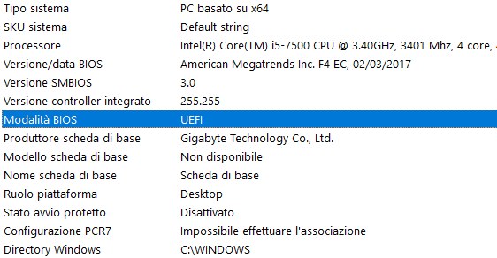 Che cos'è UEFI e quello che c'è da sapere sul nuovo BIOS