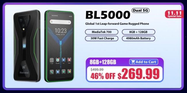 Smartphone, tablet, smartwatch e auricolari Blackview in offerta per il Singles Day