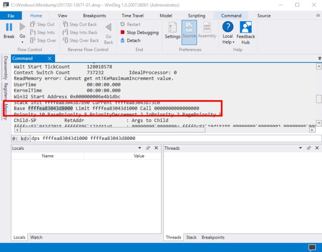 BSOD, cosa sono e come risalire alla causa dell'errore con WinDbg