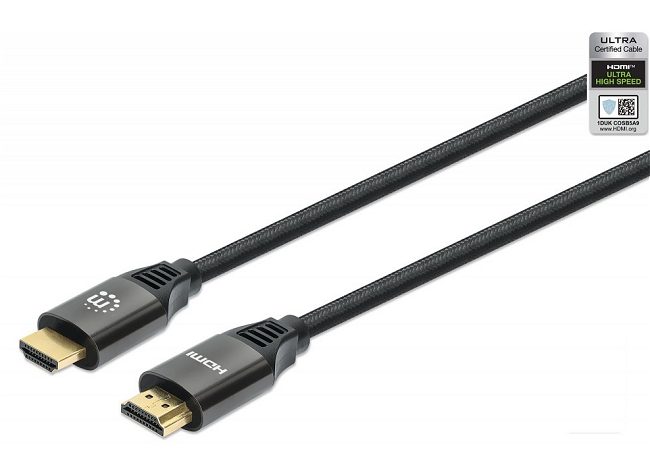 Cavo HDMI 2.1 Manhattan: certificato 8K a 60 Hz con supporto Ethernet