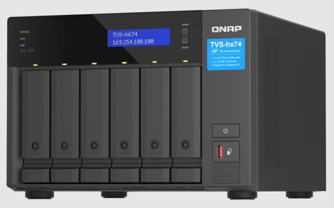 QNAP presenta la nuova serie serie di NAS QuTS hero TVS-hx74 con processori Intel Core multi-thread