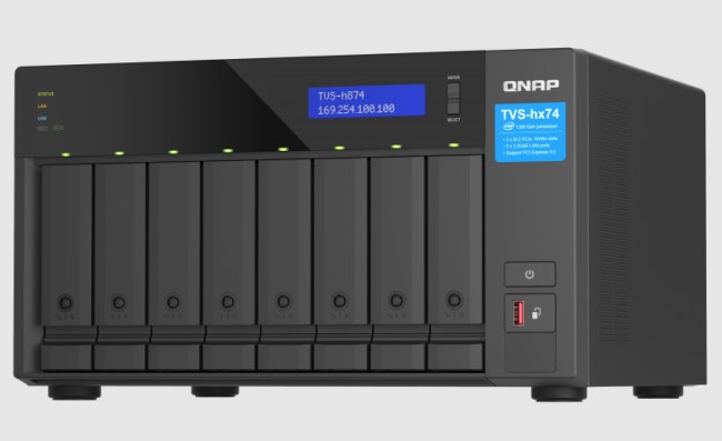 QNAP presenta la nuova serie serie di NAS QuTS hero TVS-hx74 con processori Intel Core multi-thread