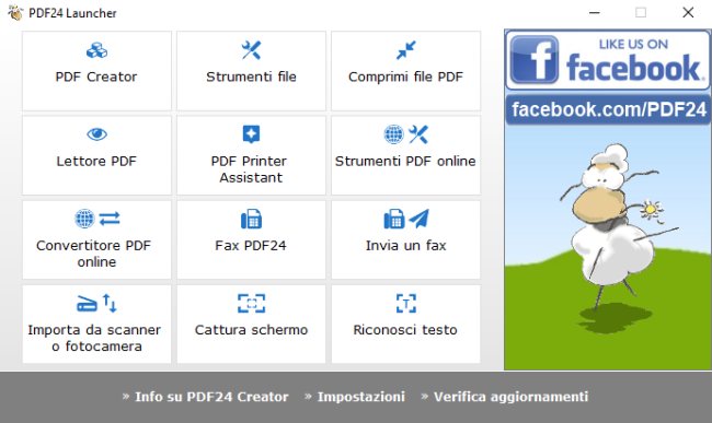 PDF24 ovvero come creare file PDF in Windows