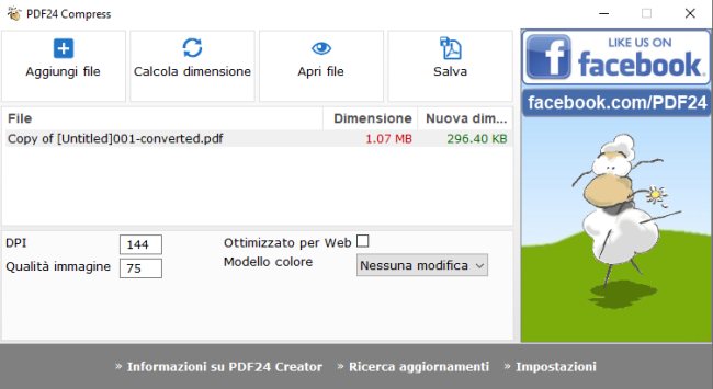 PDF24 ovvero come creare file PDF in Windows